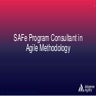 SAFe Program Consultant in Agile Methodology | PPTX