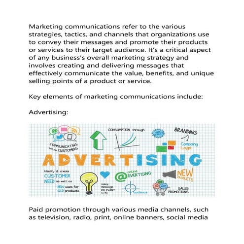 Marketing Communications