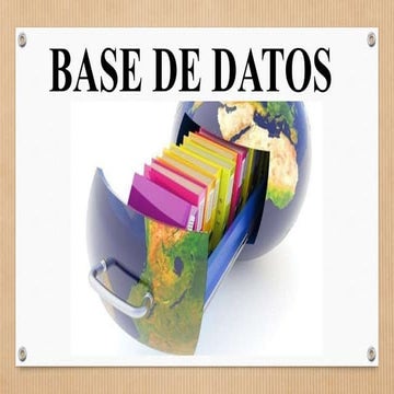 Bases de datos