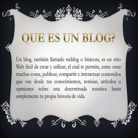 ¿Qué es un blog? | PDF