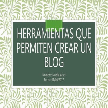 Blog arias
