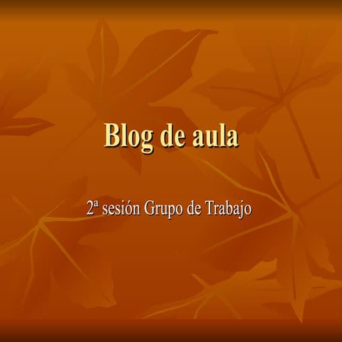 Blog De Aula