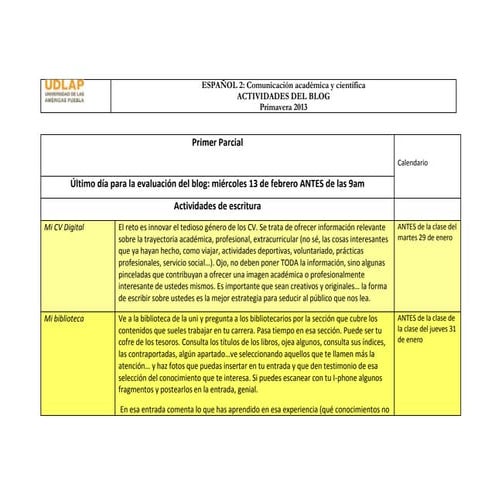 Blog de español 2prima2013