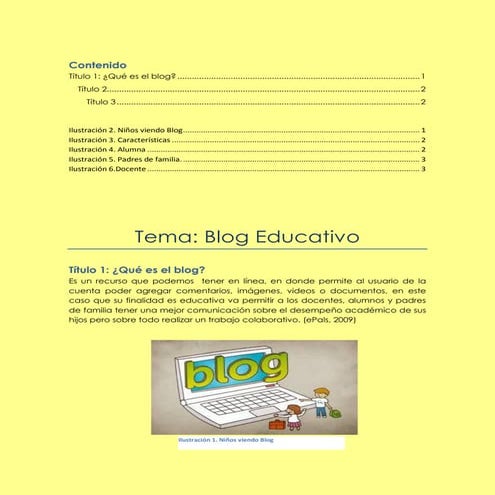 Blog educativo 1