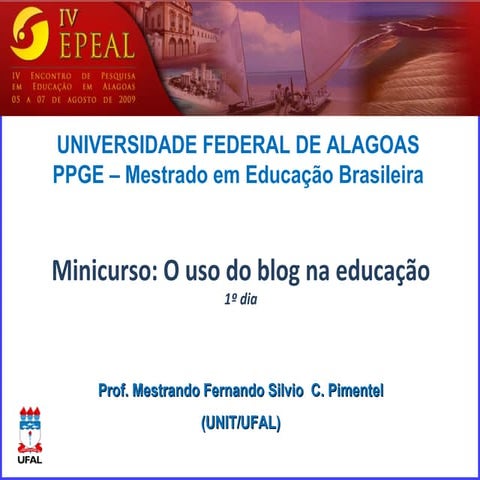 Blog e Educação 1 Epeal2009
