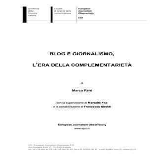 Blog e Giornalismo, l'era della Com...
