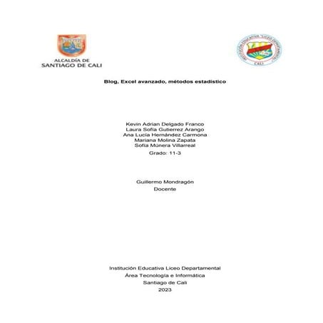 BLOG, EXCEL AVANZADO, MÉTODOS ESTADÍSTICOS..docx