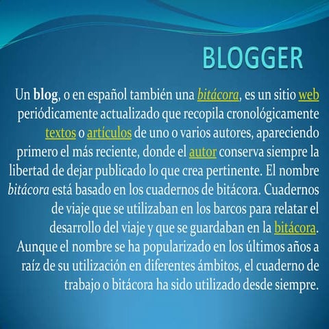 Blogger