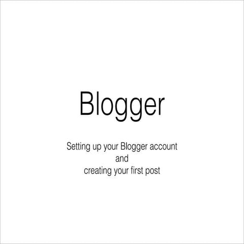 Blogger 1