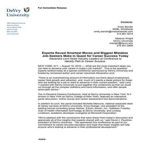 Experts Reveal Smartest Moves and Biggest Mistakes Job Seekers Make