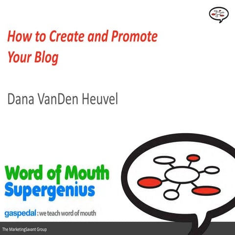 How to Create and Promote Your Blog