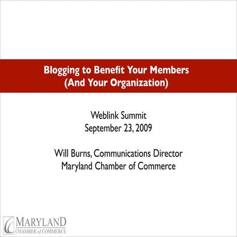 Blogging to Benefit Your Members (And Your Organization) 