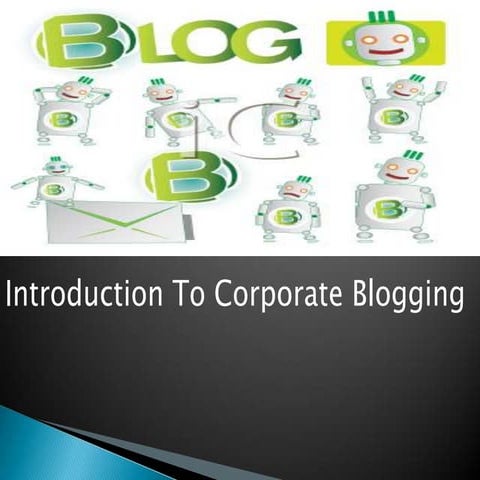 Effect of corporate blogging