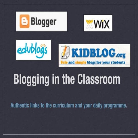 Blogging in the Classroom