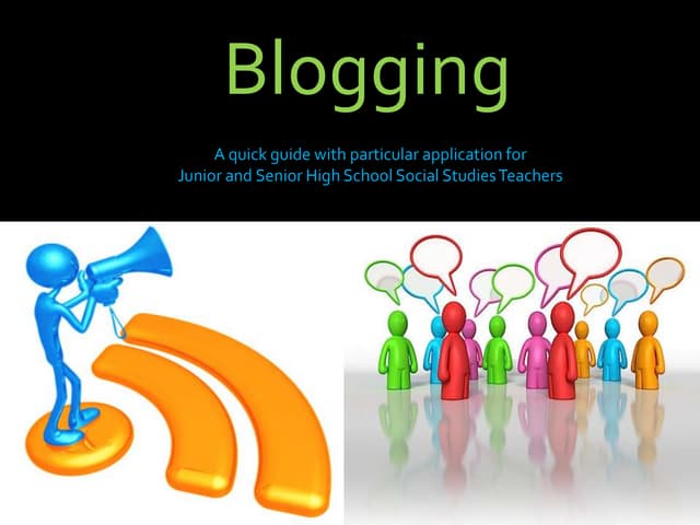 Blogging