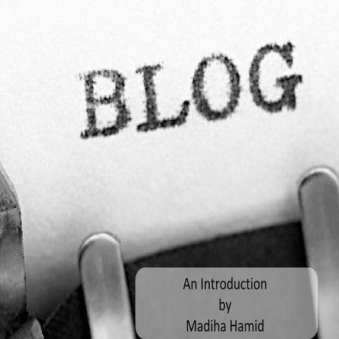 To Blog or Not to Blog   