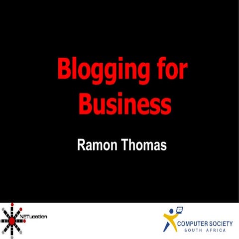 Blogging For Business
