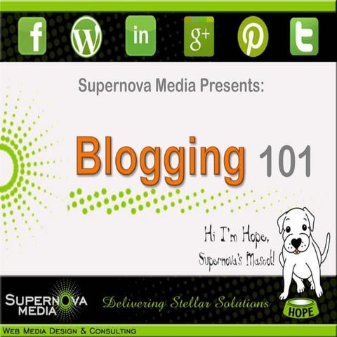 Blogging 101 Guide