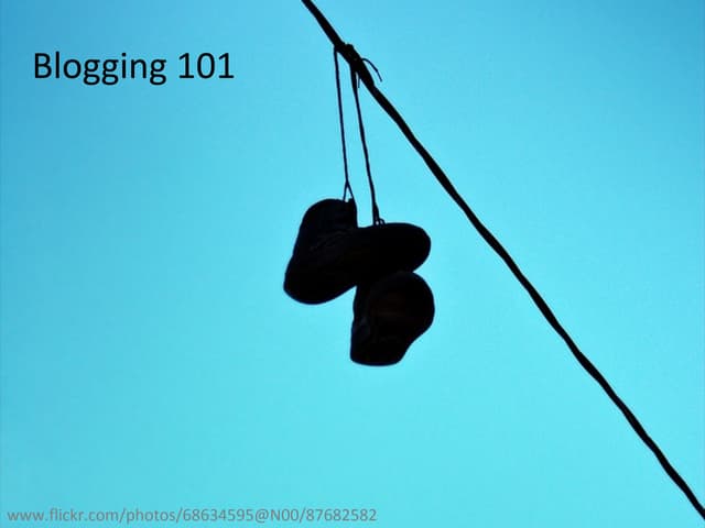 Blogging 101