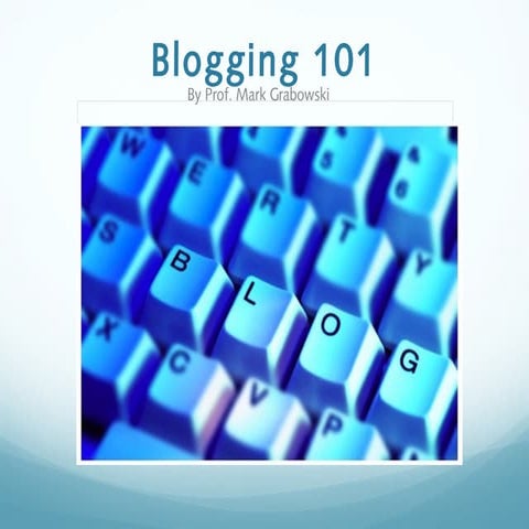 Blogging Assignment