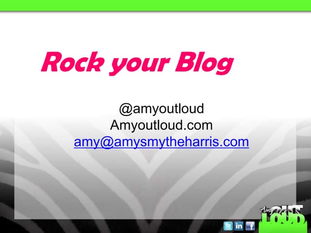 Blogging august 2013