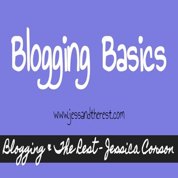 Blogging Basics