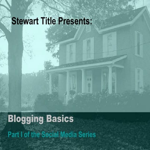 Blogging Basics