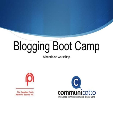 Blogging Boot Camp