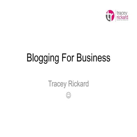 Blogging for Business & WordPress