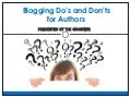 Blogging Do's and Don't for Authors