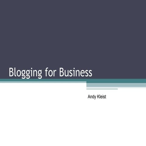 Bloggingforbusiness2003