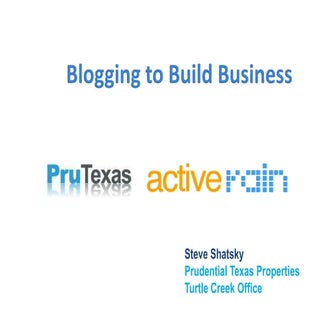 Blogging For Business