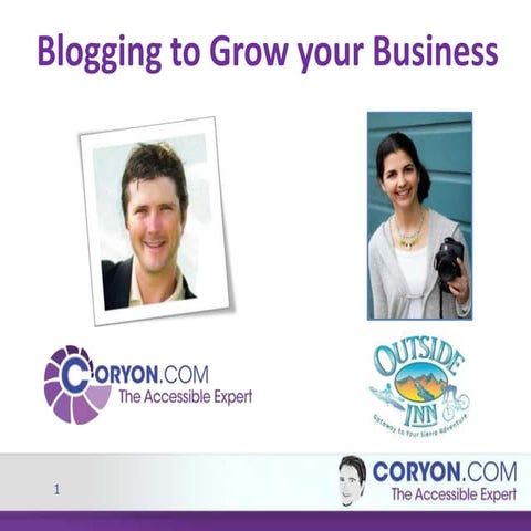 Blogging To Grow Your Business for Nevada County Online
