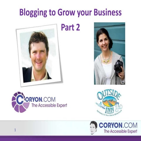 Blogging for Business 2014 - Part 2
