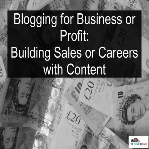 Blogging for Business & Profit - An Introduction