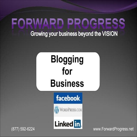 Blogging For Business With Social Networks   2010 Edition