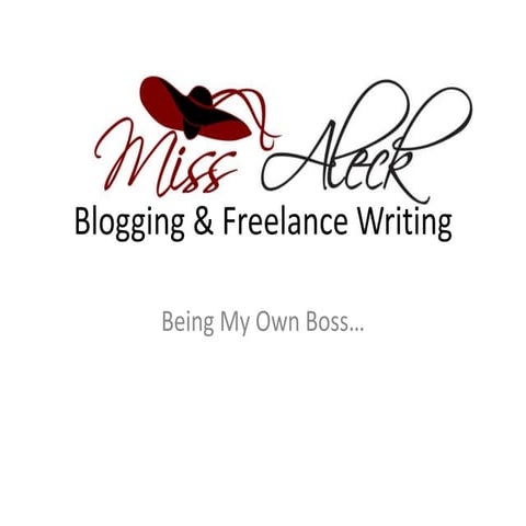 Blogging & freelance writing