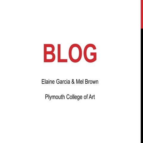 BLOG (JISC Event 2012)