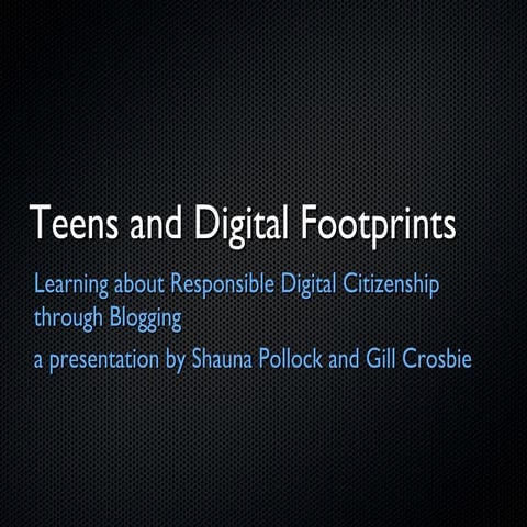 Blogging presentation ppt