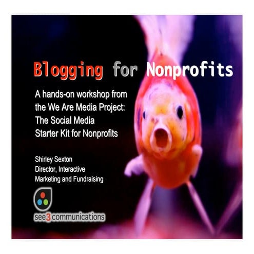 Blogging for Nonprofits