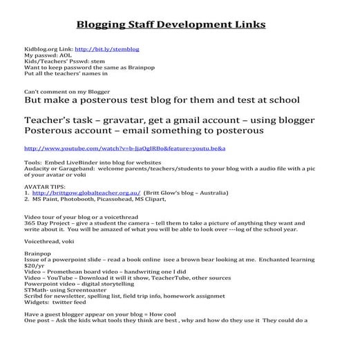 Blogging staff development[4]