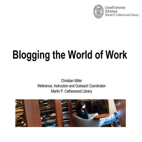 Bloggingthe World Of Work