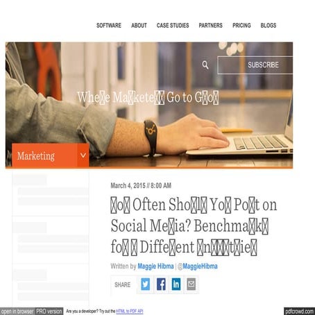 How Often Should You Post on Social Media? Benchmarks for 9 Different Industries