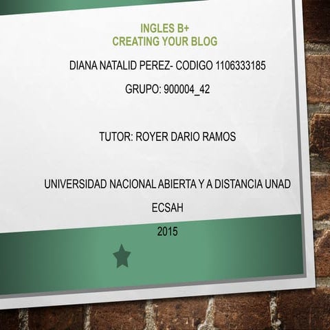 Blog ingles b+
