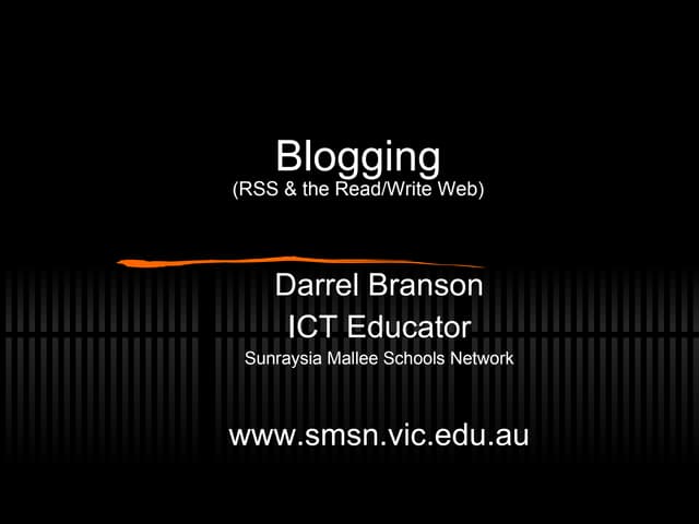 Blog Introduction