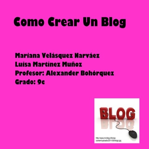 Blog luisa martinez mariana velasquez