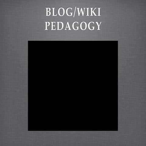 Blog pedagogy   schools