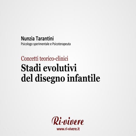 Concetti teorico-clinici: stadi evolutivi del disegno infantile