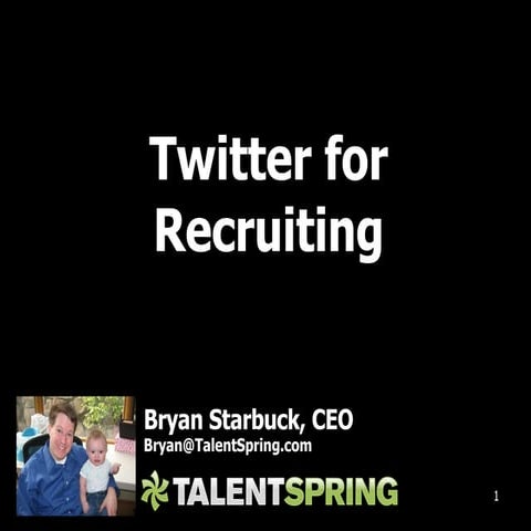 Twitter for Recruiters