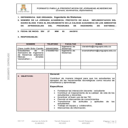 Blog proyecto de clases iii semestre de ingenieria de sistemas